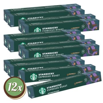 Multipack: 12x Starbucks Espresse Roast by Nespresso á 10 Kapseln = 684g