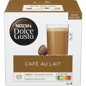 NESCAFE DOLCE GUSTO Cafe au Lait 16 Kapseln 160g