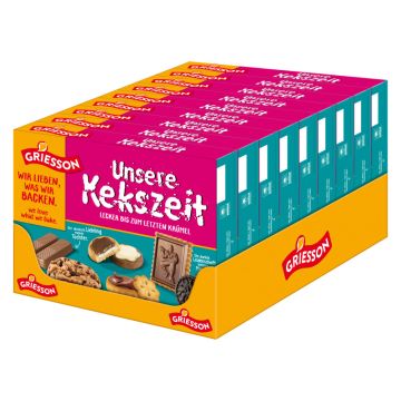 Multipack: 9x Griesson Unsere Kekszeit á 397g