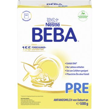 NESTLE BEBA PRE Anfangsmilch von Geburt an, 500g