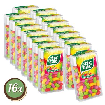 Multipack: 16x TicTac fruity Mix á 49g