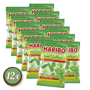 Multipack: 12x Haribo Air Drops Euka Menthol à 100g