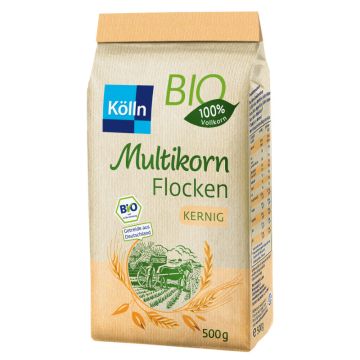 Kölln Bio Multikorn-Flocken kernig 500g - 100 % Vollkorn