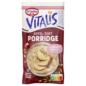 Dr. Oetker Vitalis Porridge Apfel-Zimt 58g