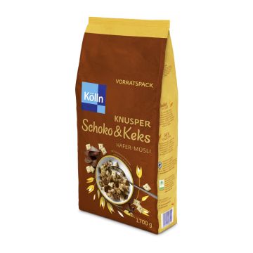 Kölln Knusper Schoko & Keks Hafer-Müsli 1700g