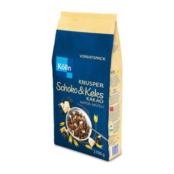 Kölln Knusper Schoko & Keks Kakao Hafer-Müsli 1700g