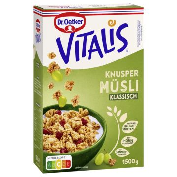 Dr. Oetker Vitalis Knuspermüsli klass. 1500g