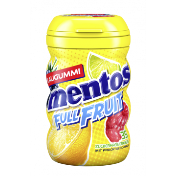 MENTOS Gum Full Fruit Curvy Dose 70g