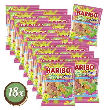 Multipack: 18x Haribo Grüne Krokodile à 175g