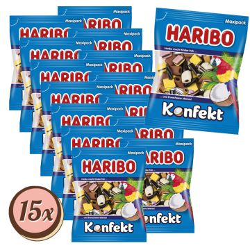 Multipack: 15x Haribo Konfekt à 500g