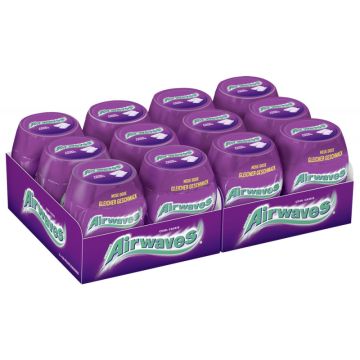 Multipack: 12x Wrigley's AIRWAVES Cool Cassis á 70g