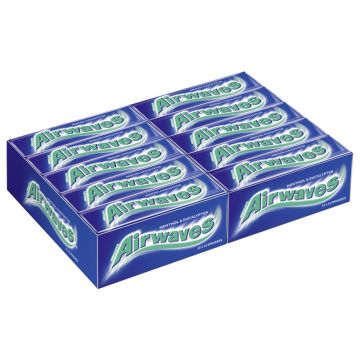 Multipack: 30x Wrigley's AIRWAVES Menthol Eucalyptus á 18 g