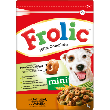 Frolic Beutel Mini mit Geflügel, Gemüse und Getreide 1kg