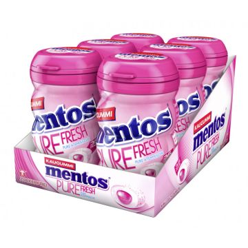 Multipack: 6x Mentos Gum Pure Fresh Bubble Cool á 70g