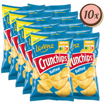 Multipack: 10x Crunchips Salted 150g