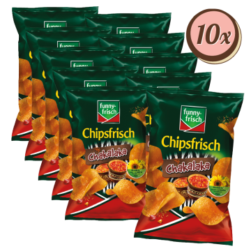 Multipack: 10x Funny Frisch Chipsfrisch Chakalaka à 150g