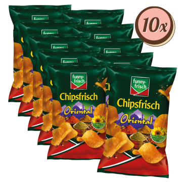 Multipack: 10x Funny Frisch Chipsfrisch Oriental à 150g