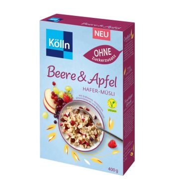 Kölln Müsli Beere & Apfel ohne Zucker 400g