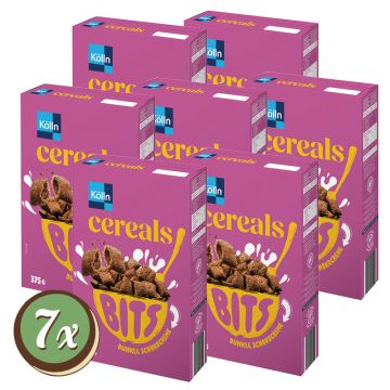 Multipack: 7x Kölln Cereals BITS Dunkle Schokocreme à 375g