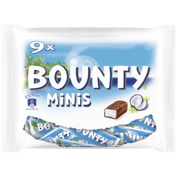 Knapp übers MHD: BOUNTY® Minis 275g - Milchschokolade