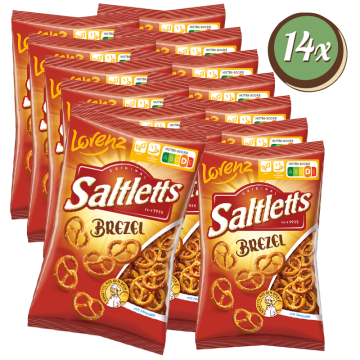 Multipack: 14x Saltletts Brezel à 200g