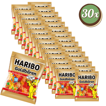 Multipack: 30x Haribo Goldbären à 100g