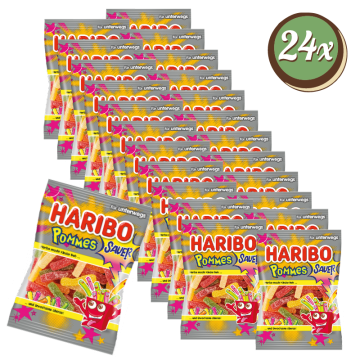 Multipack: 24x Haribo Saure Pommes à 100g