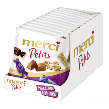 Multipack: 12x Merci Petits Milk & Cream Collection à 125g