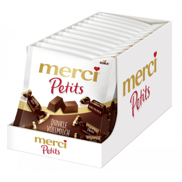 Multipack: 12x Merci Petits Dunkle Vollmilch à 125g