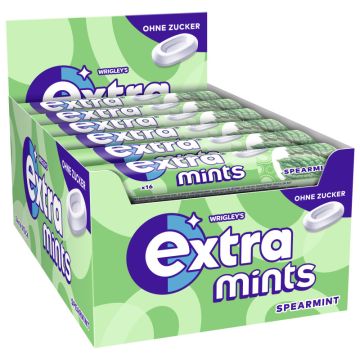 Multipack: 24x EXTRA® Mints Spearmint 24x16 Dragees 28g