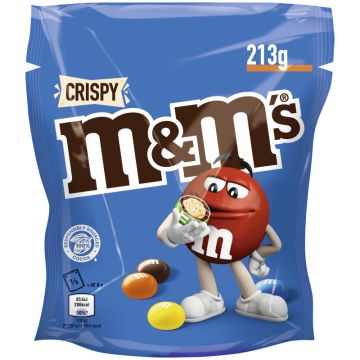 M&MS Crispy 213g Knusperreiskern