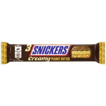 SNICKERS® Trio Creamy Peanut Butter 54,75g(3x18,25g) = 54,75g