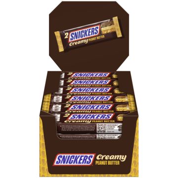 Multipack: 24x SNICKERS® Duo Creamy Peanut Butter 24x(2x18,25g) 36,5g