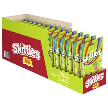 Multipack 15x SKITTLES® CRAZY SOURS á 136g