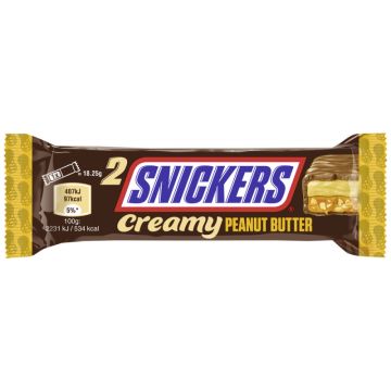 Kurzes MHD: SNICKERS 2Pack Creamy Peanut Butter 36,5g (2x18,25g)