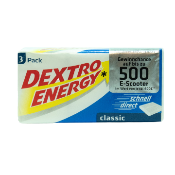 DEXTRO ENERGY* classic 3er Würfel 138g