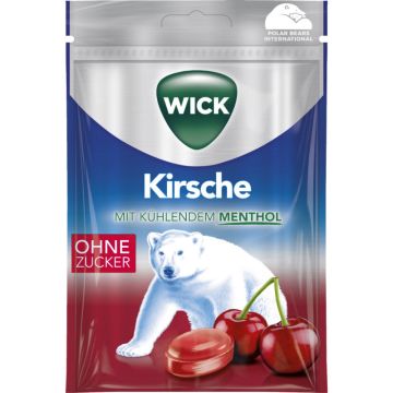 WICK Kirsche + Eukalyptus ohne Zucker 72g