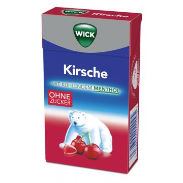 WICK Kirsche + Eukalyptus Clickbox ohne Zucker 46g