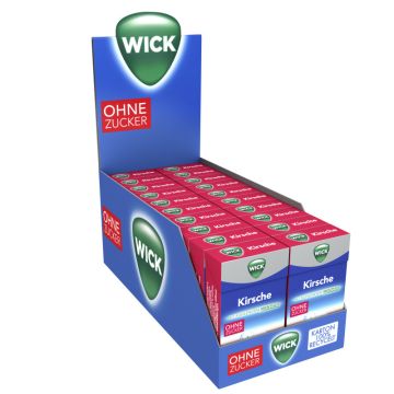 Multipack: 20x Wick o. Zucker Kirsche à 46g