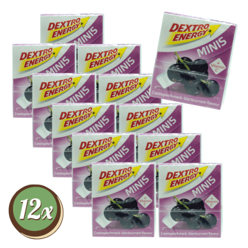 Multipack: 12x Dextro Energy Minis Cassis à 50g