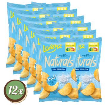 Multipack: 12x Lorenz Naturals Fein Gesalzen à 80g