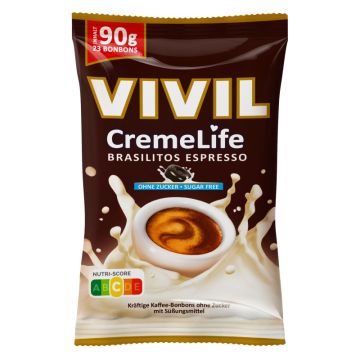 Vivil CremeLife Brasilito Espress ohne Zucker 90g