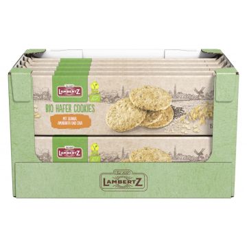 Multipack: 10x Lambertz Bio-Hafer-Cookies unschokoliert 150g