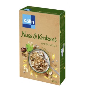 Kölln Nuss & Krokant Hafer-Müsli 500g