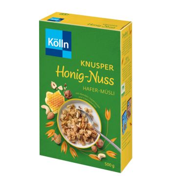 Kölln Knusper Honig-Nuss Hafer-Müsli 500g