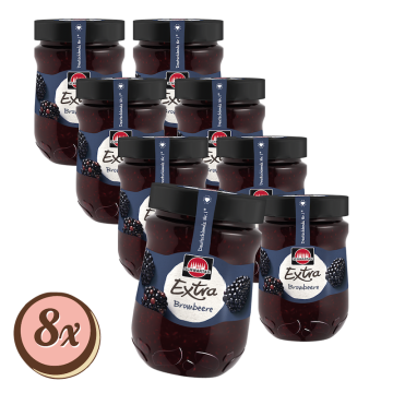 Multipack: 8x Schwartau Extra Brombeer-Boysenbeer à 340g