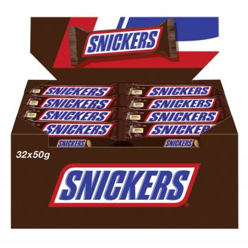 Multipack: 32x Snickers Riegel à 50g