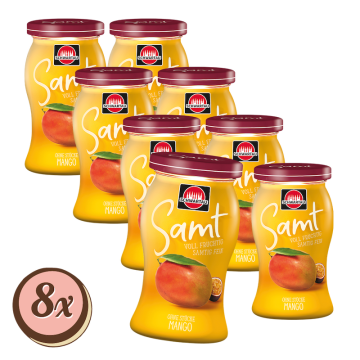 Multipack: 8x Schwartau Samt Mango á 270g