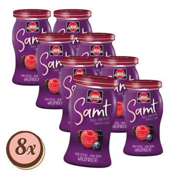 Multipack: 8x Schwartau Samt Waldfrucht à 270g