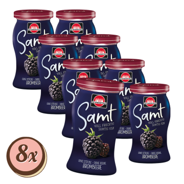 Multipack: 8x Schwartau Samt Brombeere á 270g